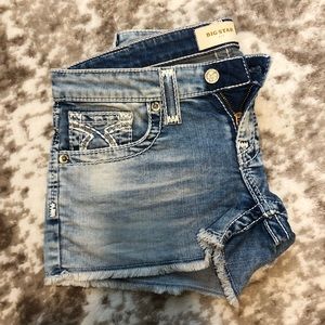 big star liv denim shorts